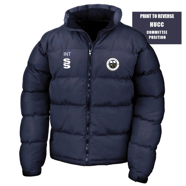 Hull University - Cricket - Mens Puffa Jacket