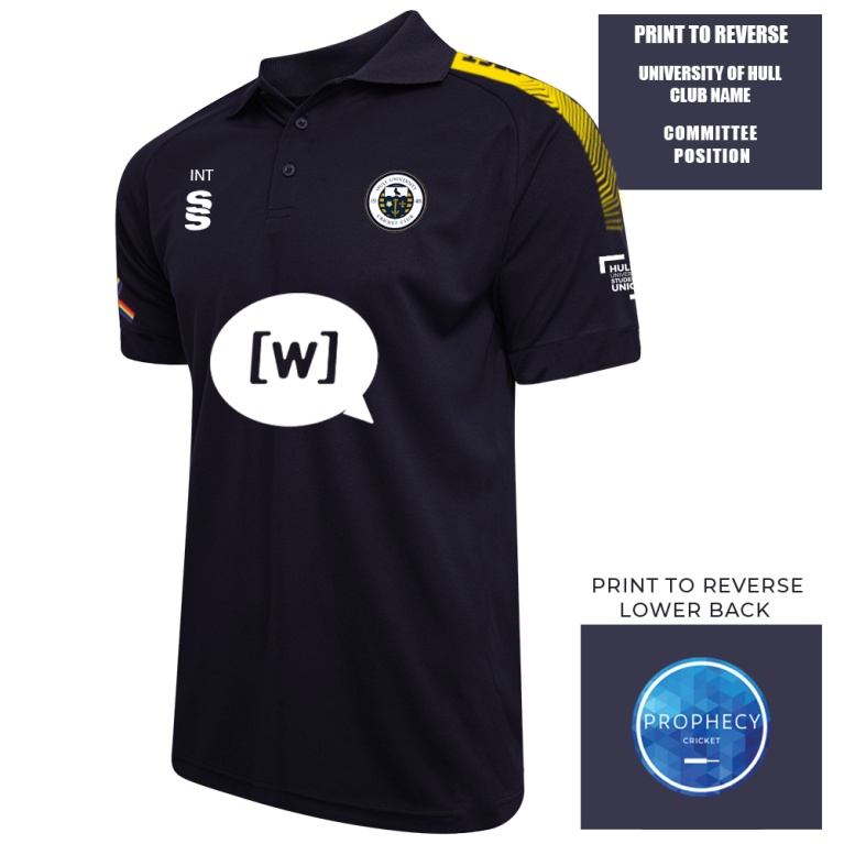 Hull University - Cricket - Mens Polo Shirt